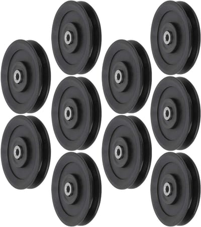 Fitness Lager Katrol - Kracht Oefening - Thuis Gym - Hoge Veiligheid - 115 Mm - Zwart