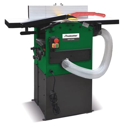 Gecombineerde vlakvandiktebank 254 mm 2 schaafmessen met geïntegreerde afzuiging 1,2 kW 230V Holzstar ADH2540 230V