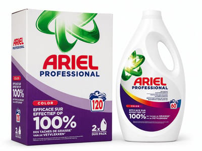 Ariel Professional Color Vloeibaar Wasmiddel 2 x 2,7 Liter - 120 Wasbeurten - Voordeelverpakking