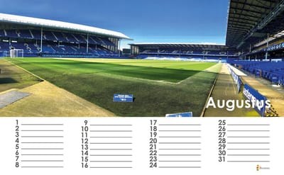 Engels voetbal Bureau-verjaardagskalender | Engels voetbal bureaukalender | Verjaardagskalender Volwassenen