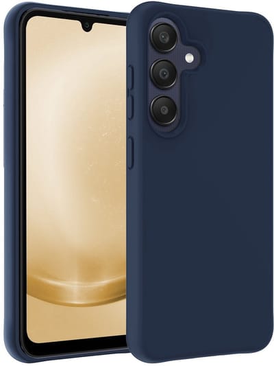 Hoesje - Geschikt voor Samsung Galaxy A26 - Sterk & Shockproof - Hoes Cover - Siliconen Case - Telefoonhoesjes - Donkerblauw