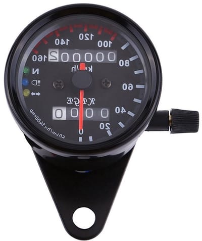 Digitale Motorritmeter met LED Achtergrondverlichting en Signaallampen voor Nauwkeurige Snelheids- en Afstandmeting