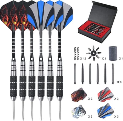 Professionele Dartset met Antislip Handvat en Diverse Accessoires - Ideaal voor Beginners en Casual Spelers