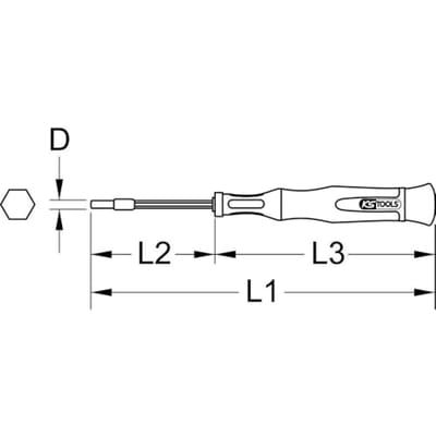 Precisie Dopschroevendraaier Buiten Zeskant 3mm - Ergonomisch en Veilige Schroevendraaiers voor Elektronica