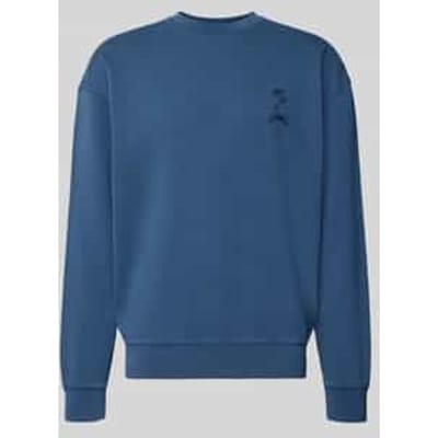 relaxed fit sweatshirt van pure katoen model 'ICONIC Å GMT'