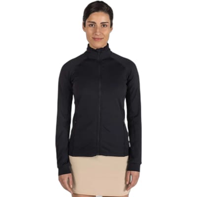 Rossignol Mid Layer Thin Sweatshirt Met Rits Zwart L Vrouw