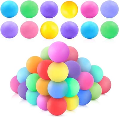 Tafeltennisballen 40mm - Gemengde Kleuren voor Training en Spelletjes
