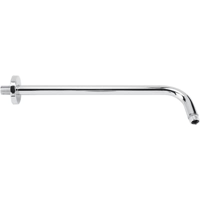 Ensemble de brides de remplacement pour bras de pommeau de douche à effet pluie en acier inoxydable extra long, fixation murale, finition chromée white