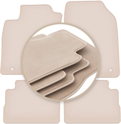 PREMIUM beige matten voor: Opel Vectra C liftback, hatchback, sedan 2002-2008