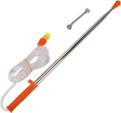 Dailygoods- Sproeistaaf Telescopisch - Roestvrij Staal - Sproeieraccessoires - Insecticide Spuiten - Tuinliefhebbers - Duurzaam en Corrosiebestendig - Sproeier