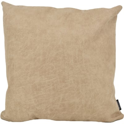 NOVÉE Sierkussen dallas leather sand | 45 x 45 cm | leder/polyester