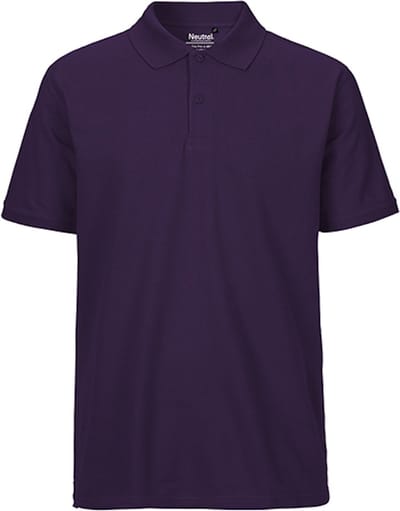 Neutral - Classic Polo - Purple - 100% Biologisch Katoen maat XS