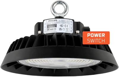Ledvion - LED High Bay 150W Dimbaar & Power Switch - 4000K - 185lm/W - IP65