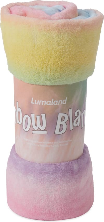 Lumaland knuffeldoekje voor kinderen - 75 x 100 cm - veelkleurig