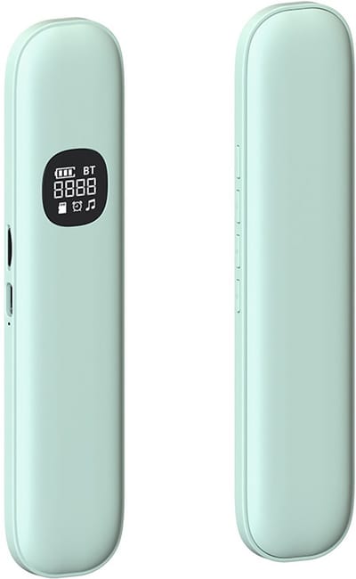 Bluetooth-luidspreker voor onder het kussen om mee te slapen - kussenluidspreker met botgeleiding, ingebouwde witte ruis, draagbare stille slaapbar van 400 mAh, automatische timer, compatibel met geheugenkaart (groen).