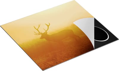 Chefcare Inductie Beschermer Hert tijdens de Mist - 60x50 cm - Afdekplaat Inductie - Kookplaat Beschermer - Inductie Mat