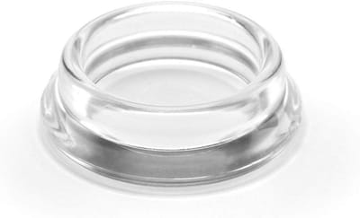 Transparante Meubelonderzetters 4 Stuks - Rond - 30mm - Vloerbescherming voor Meubels met Wieltjes