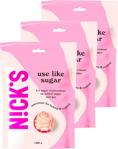 Nick's | Use like Sugar | 1000G | 3 Stuks | 3 x 1000 gram