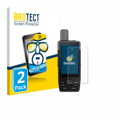 BROTECT - Screenprotector voor Garmin GPSMAP H1 - Folie Beschermfolie transparant 2 Stuks