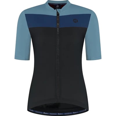 Rogelli Core Block Dames Fietsshirt - Korte mouw - Blauw