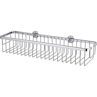 Tesa® Aluxx brede douche- badrek, hoogglans verchroomd aluminium, zelfklevend
