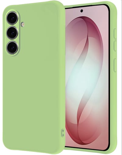 Hoesje - Geschikt voor Samsung Galaxy S26 - Sterk & Shockproof - Hoes Cover - Siliconen Case - Groen