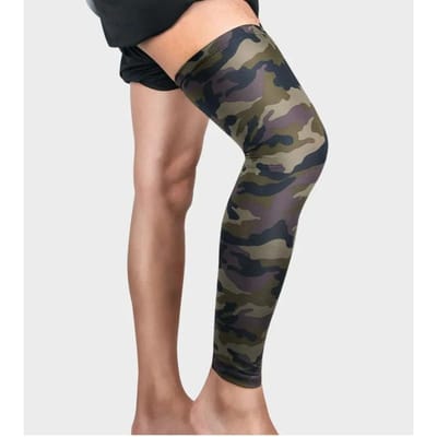 Activités de Fitness Football Basketball Genouillères Genouillère Manchon de Jambe Support de Genou Protection Respirant Camouflage Respi Utilisation Pratique XL camouflage