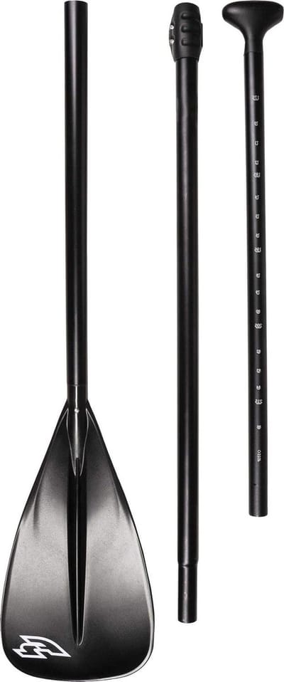 Aluminium SUP Paddle - Verstelbare Peddel - Water Sport - 3-delig Verstelbaar - 165-215 cm - Zwart