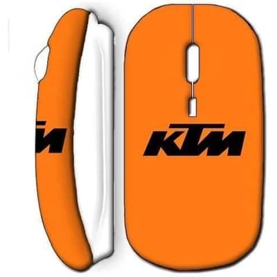 Draadloze muis ktm logo oranje