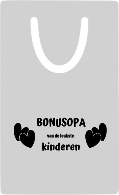 Hacebo® - bonusopa van de leukste kinderen metalen boekenlegger - Opa - de leukste opa - verjaardag - cadeautje voor opa - kado - geschenk Bladwijzer boekenleggers - 7.6 cm x 5cm