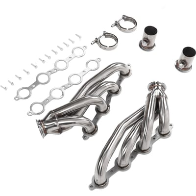 20-delige Set Motor Conversie Swap Header 304 Roestvrij Staal Vervanging voor LS Serie Motoren gray
