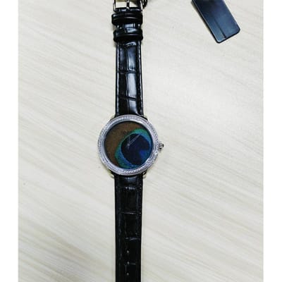 Montre à Quartz pour Femme Mode Luxe Léger Niche Mouvement Suisse Montre Surface Plume Diamant Étanche Montre à Bracelet pour Femme