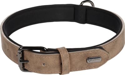 Flamingo Delu Met Neopreen - Halsband Honden - Halsband Delu Bruin Xxl 52-62cm 30mm - 1st - 123493 - 1st