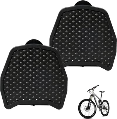 Pedalplaat voor SPD-SL klikpedalen, PP-adapter voor vlakke pedalen, lichtgewicht en antislip, eenvoudige installatie en conversie van klikpedalen naar vlakke pedalen