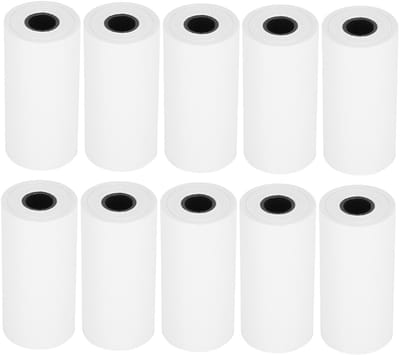 Dailygoods- Printerpapier Thermisch - 10 Rollen - 5,5 Cm Breed - 6 M Lengte - Zakprinter - Hoge Duurzaamheid - Fotopapier