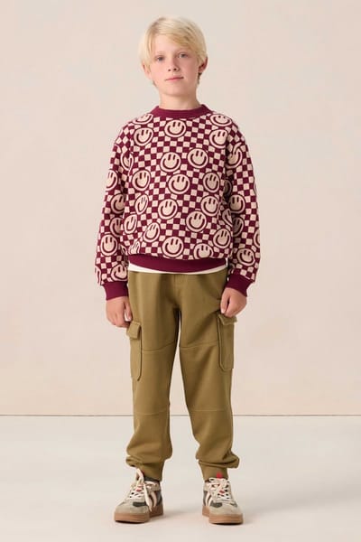 Sissy-Boy - Donkergroene pull on cargo sweat pants