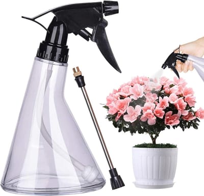Waternevel Spuitfles - Herbruikbare Sprayer - Planten Verzorgen - Verlengslang 15cm - 300ml - Transparant