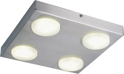 Plafondlamp/4 Kyoto Vierk. D26 H3 Inc Gx53X4