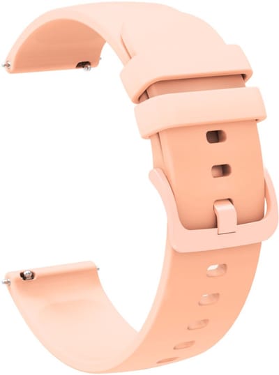 Siliconen bandje - geschikt voor Garmin Vivoactive 4 / Venu 4 (45mm) / Venu 3 / 2 / Forerunner 255 / Forerunner 265 / 570 (47mm) en Polar Vantage M / M2 / V3 / Grit X (Pro) - glad - roze