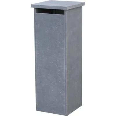 Staande Brievenbus Palma - Natuursteen - Blauwe Hardsteen - 32x98x32cm
