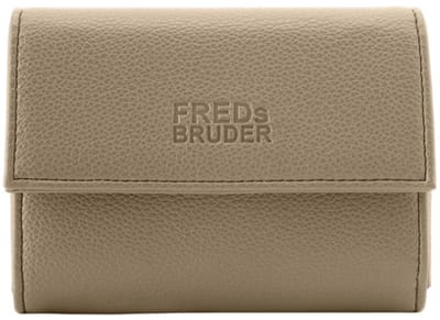 FREDsBRUDER portemonnee Bestie Wallet With Lock Taupe