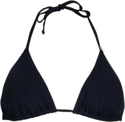 Brunotti - Novalee-Rib - Bikini Topje Zwart - Dames - Triangel Bikini Top - 36