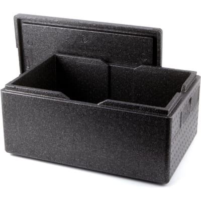 Contenant isotherme pour restauration thermos EEP euro 600x400mm 53L - Hendi 707951 600x400 mm / 53 L