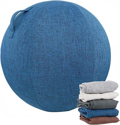 Yogabalhoes - Oefenbal beschermhoes - Balans Bal - Lichtgewicht opvouwbaar - 55cm - 02