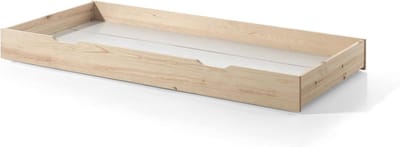 Belfurn - Bedlade Kansas op wieltjes 90x190cm  natuur