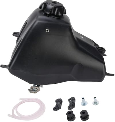 Dailygoods- Benzinetank 8 Liter - Vervanging voor CRF70/XR70/CRF80/CRF100 - Taotao Dirt Pit Bike - ABS - Inclusief Slang/Installatieaccessoires - Brandstoftank