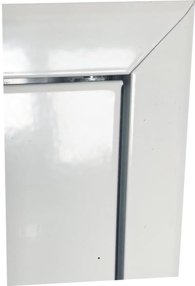 Inspectiedeur Z-profiel Muur Wit 600x1000mm Vierkant