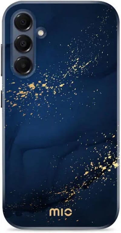 MIO by Mobilize Hoesje | Geschikt voor Samsung Galaxy A16 | Compatibel met MagSafe | Hard Shell Back Cover | Midnight Sparkle