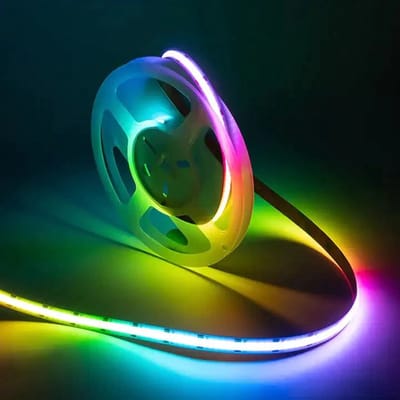 COB LED Strip 24V DC 640LED/m RGBW 5m IP20 - Koel wit licht - Overig - Wit Froid 6000K - 8000K - SILUMEN