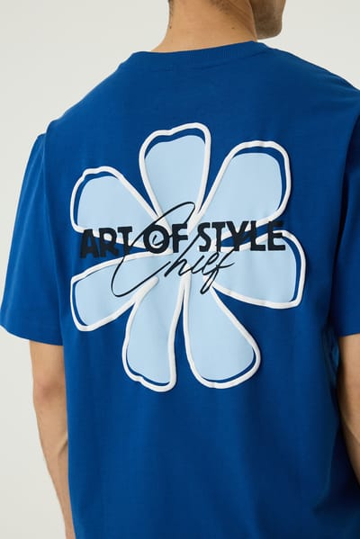 Chief t-shirt blauw
